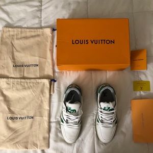 Louis Vuitton Trainer Sneaker Green